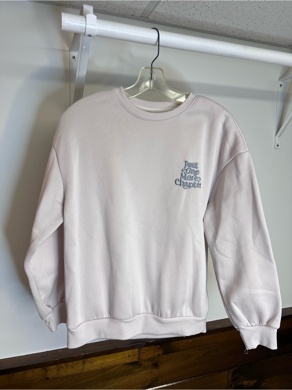 SHEIN Bookish “One More Chapter” Sweatshirt- Small